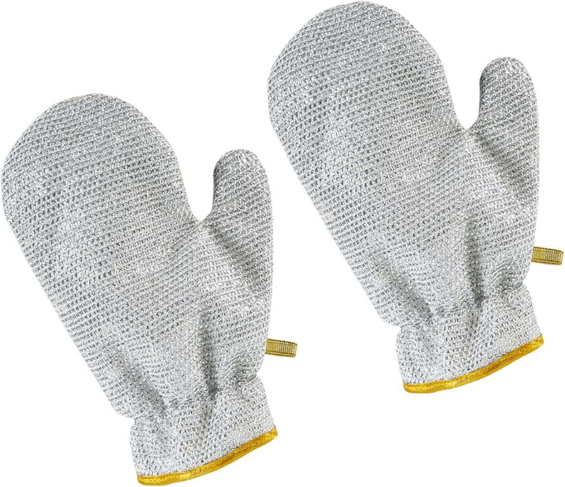 SteelScrub Gloves™ – Guantes Multiusos con Fibra Metálica (Pack x3)