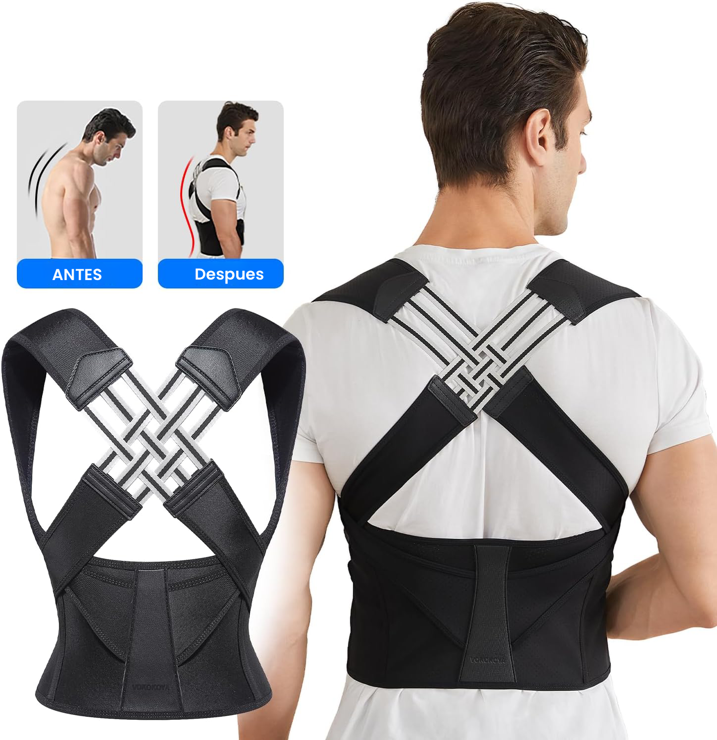 Corrector Postural Profesional | PostureX™