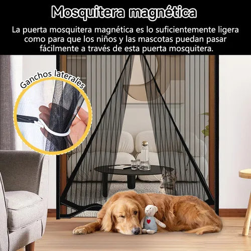 MagnetiGuard™: Mosquitero Magnético Puerta Automática