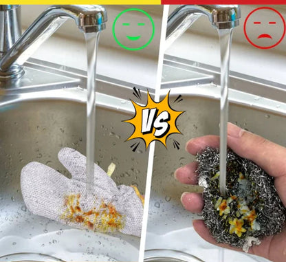 SteelScrub Gloves™ – Guantes Multiusos con Fibra Metálica (Pack x3)