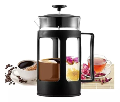 PurePress™ – Cafetera Francesa de Vidrio y Acero
