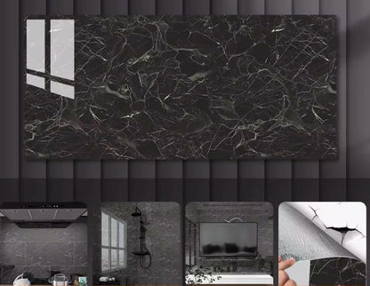 Vinilo Mármol Black Elegance